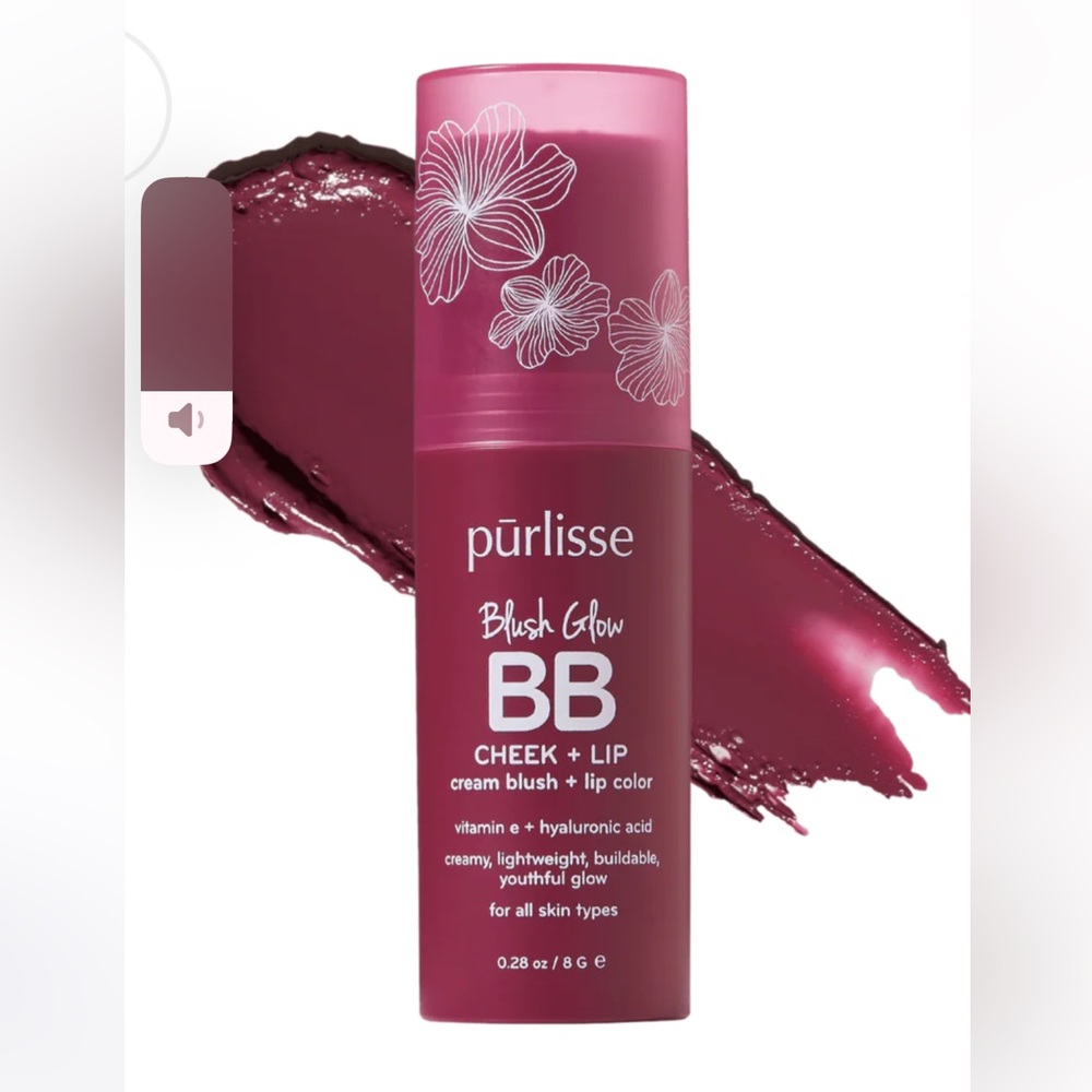 Purlisse Blush Glow Lip and Cheek in Berry Bliss